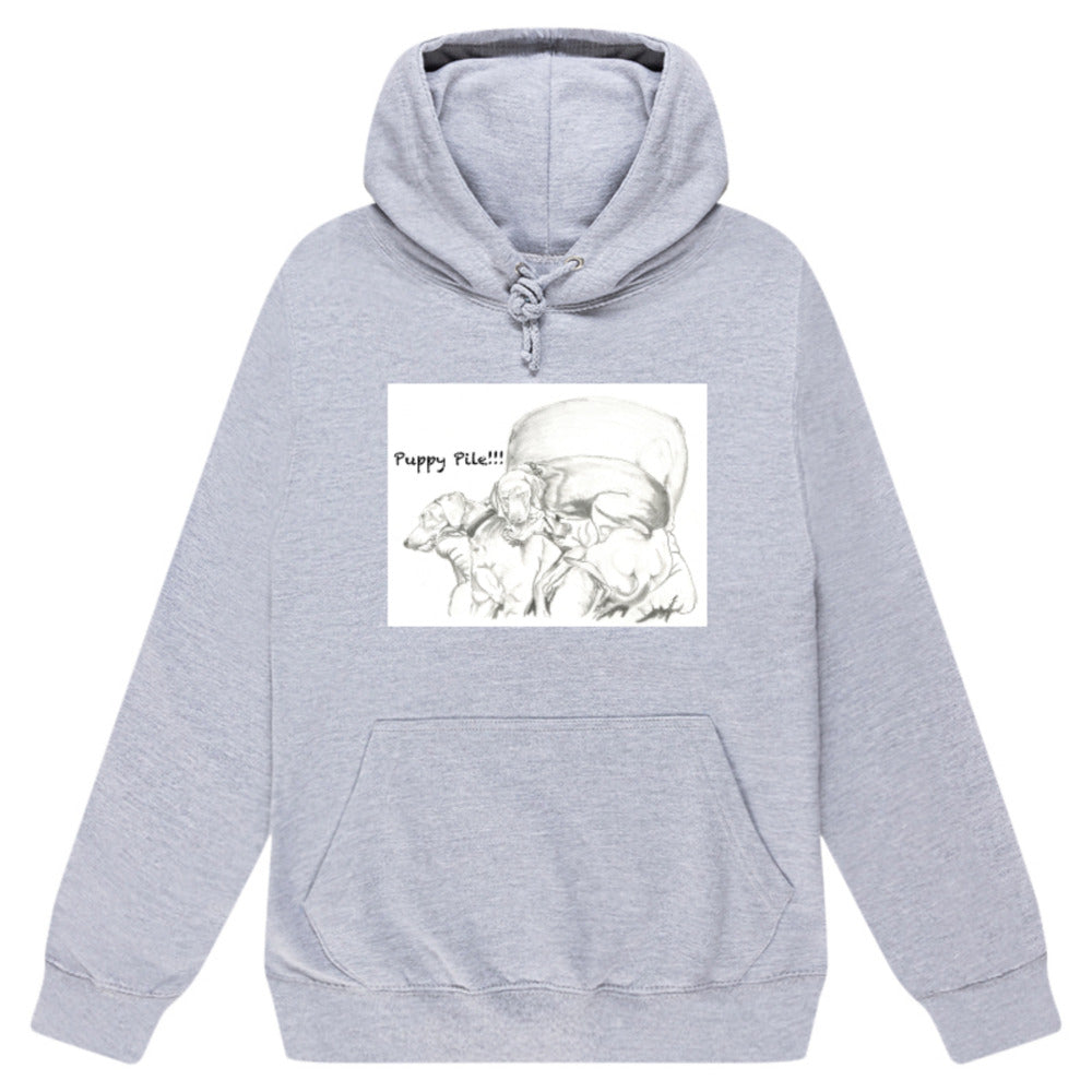 Unisex mens and women's College Hoodie - AWD JH001