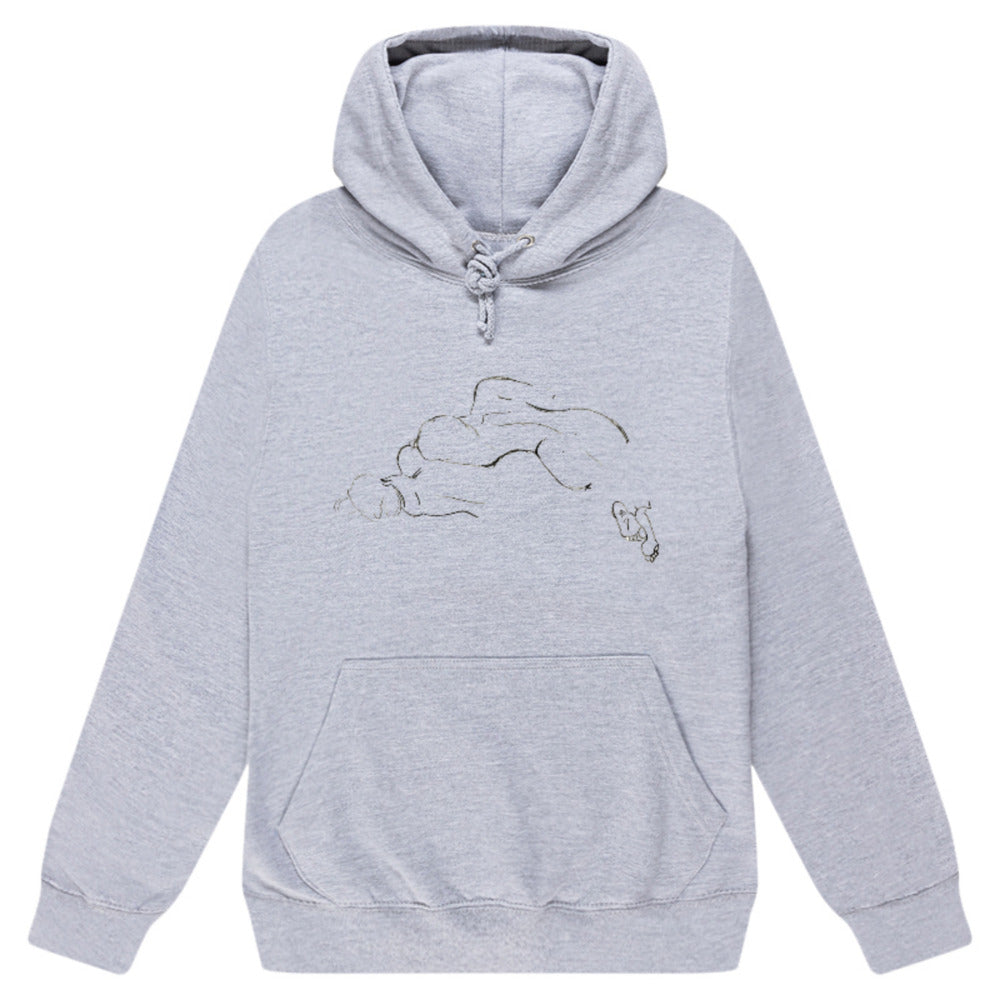 Unisex men's and women's College Hoodie - AWD JH001