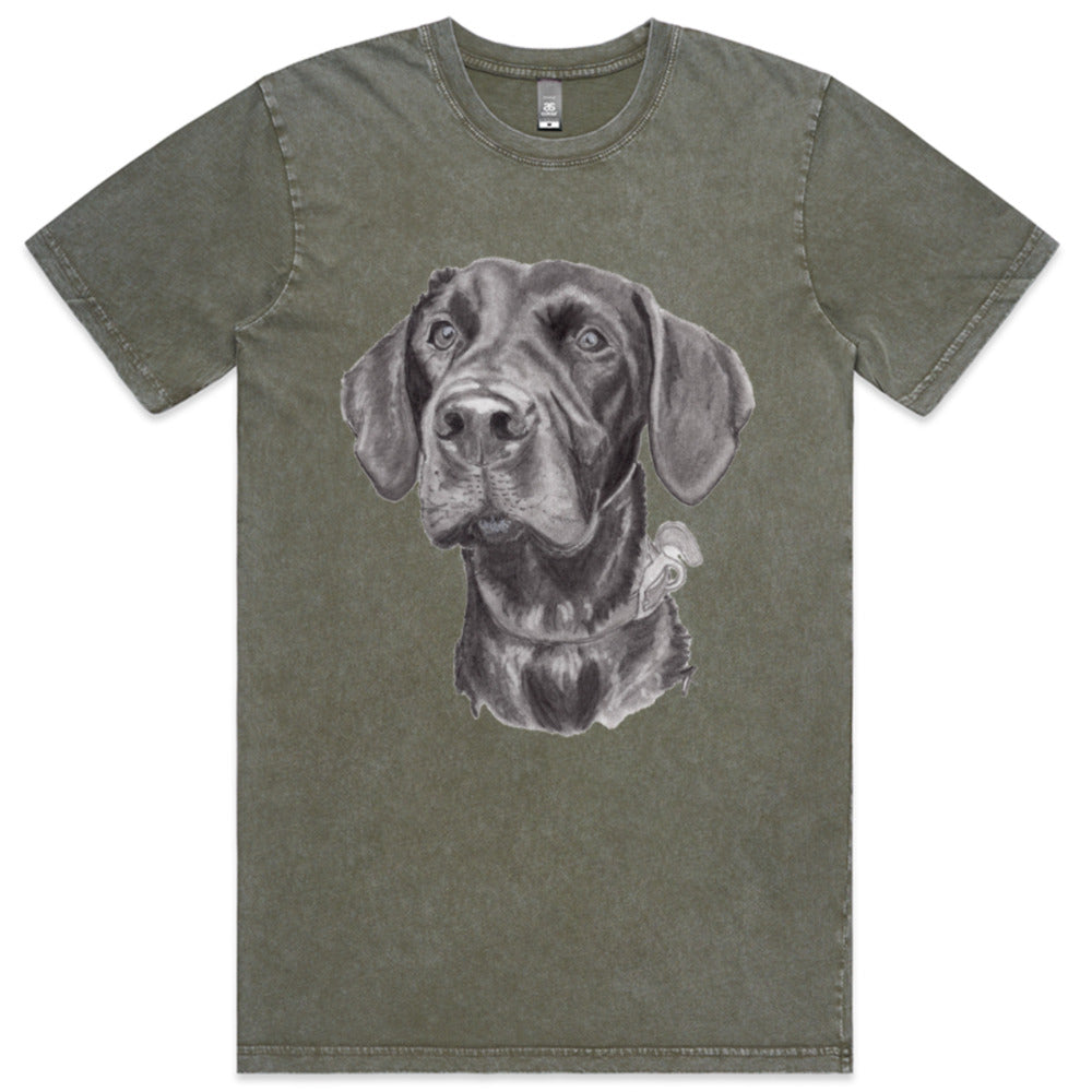 Unisex Men and Women's  Vintage Stone Wash T-Shirt - AS Colour 5040