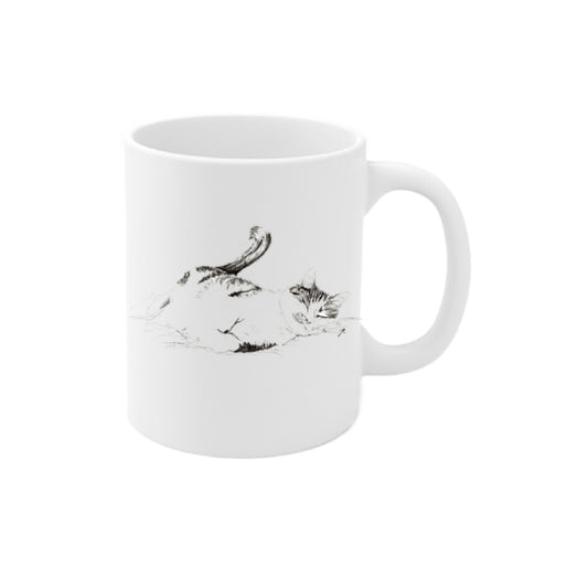 Ceramic Mug 11oz - Durham White AAA