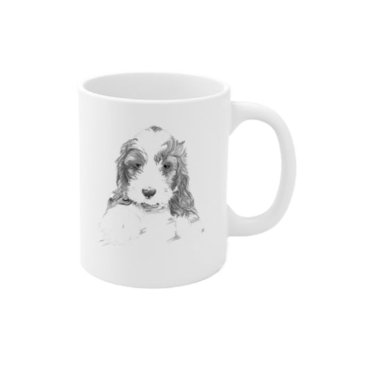 Ceramic Mug 11oz - Durham White AAA